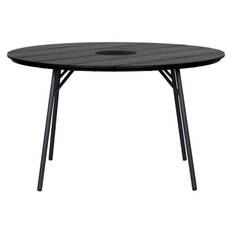 Trädgårdsbord Montana Svart Ø130 cm Sunlife