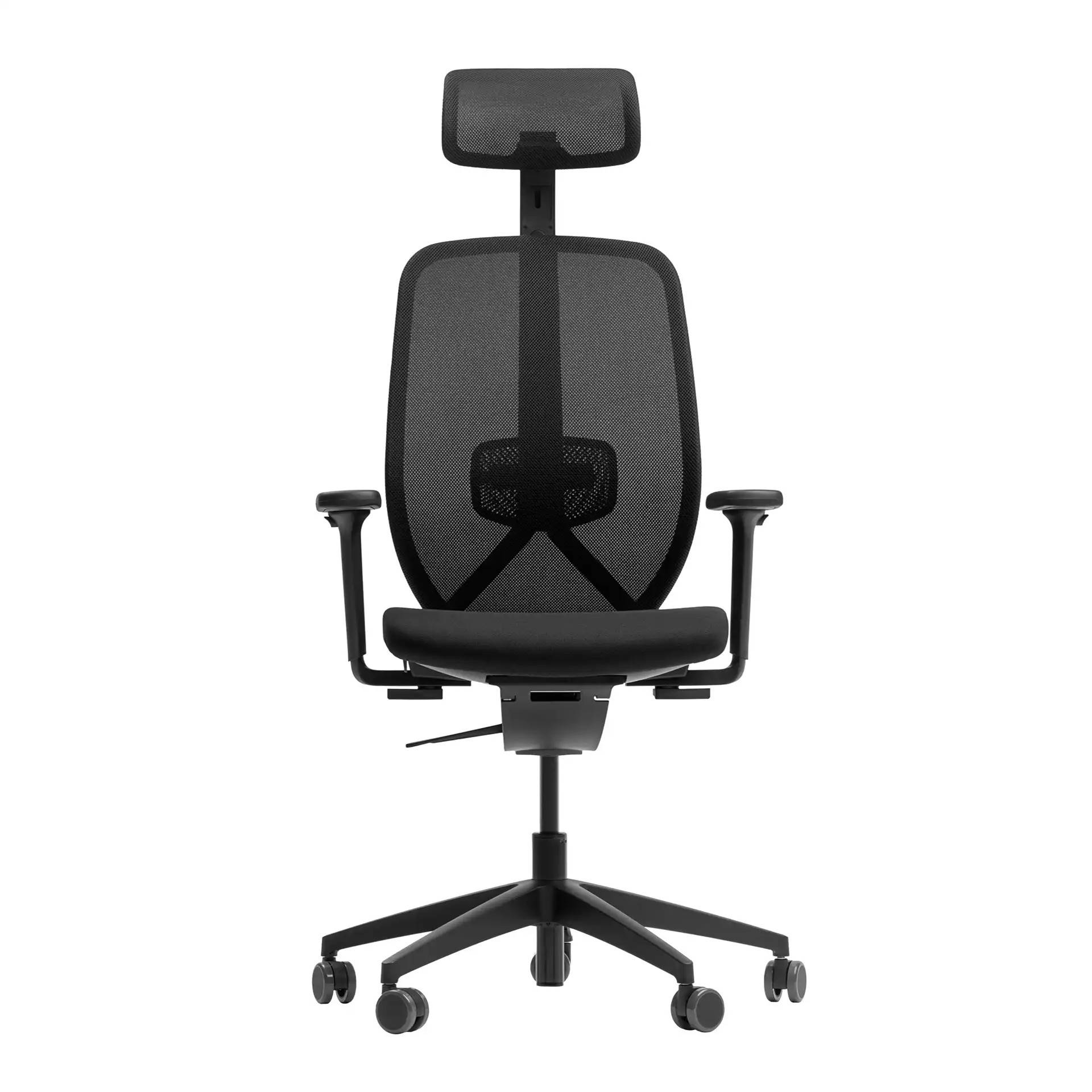 Solbacka Ergonomisk Kontorsstol med Armstöd och Nackstöd