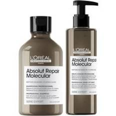 L'Oréal Professionnel Serie Expert Absolut Repair Molecular Shampoo and Rinse-off Serum Duo for Damaged Hair