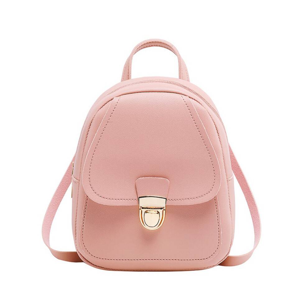Fashion Backpack Multi-Function Small Backpack Women Pu Leather Shoulder Handbags Female Backpack School Bag Pack