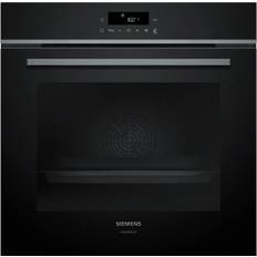Indbygningsovn med dampfunktion 60 x 60 cm Sort - IQ300 - Siemens HQ472G0B3