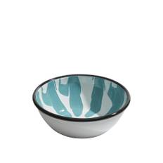 Kapka - A Little Color Big Salad Bowl - Turquoise Green - Salladsskålar - Metall