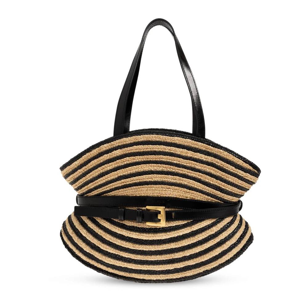 Balmain Shuffle Medium Bag - Tasker - Dame - Beige - ONE SIZE - Uld
