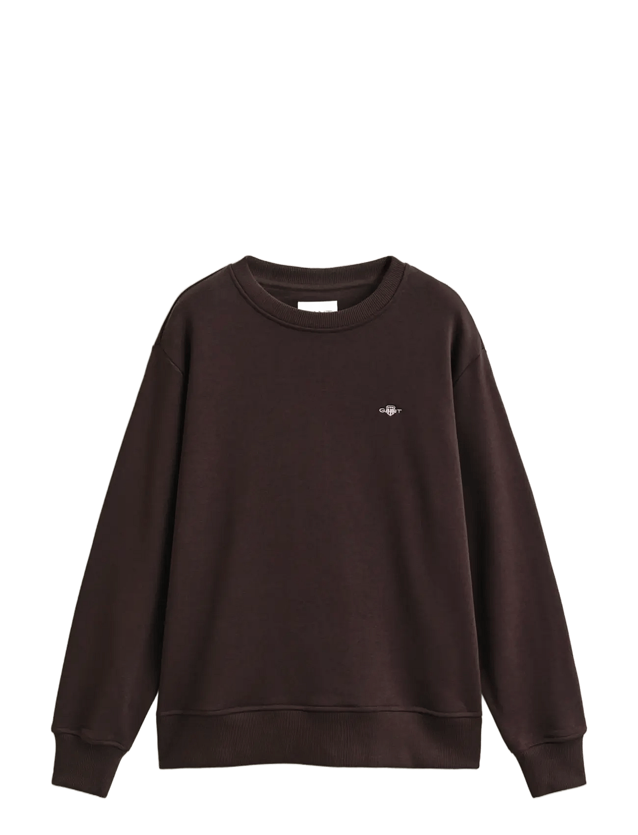 Gant Shield C-Neck Sweat - Brown - XS