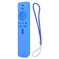 Hushållssilikonskyddsfodral för Xiaomi TV Stick 4K Tvättbart Fjärrkontrollskydd Tv-tillbehör med Handrem(3#)