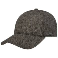 Stetson Plano Wool Keps Herrar - vinterkeps base herrkeps Sluten på baksidan, med skärm, foder, foder Vinter höst-vinter - L (58-59 cm) mörkbrun