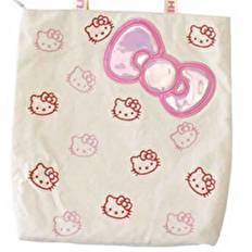 Yasuda Tsusho KT Shiny Shoulder Bag 2901 Hello Kitty Shoulder Bag (Ivory)