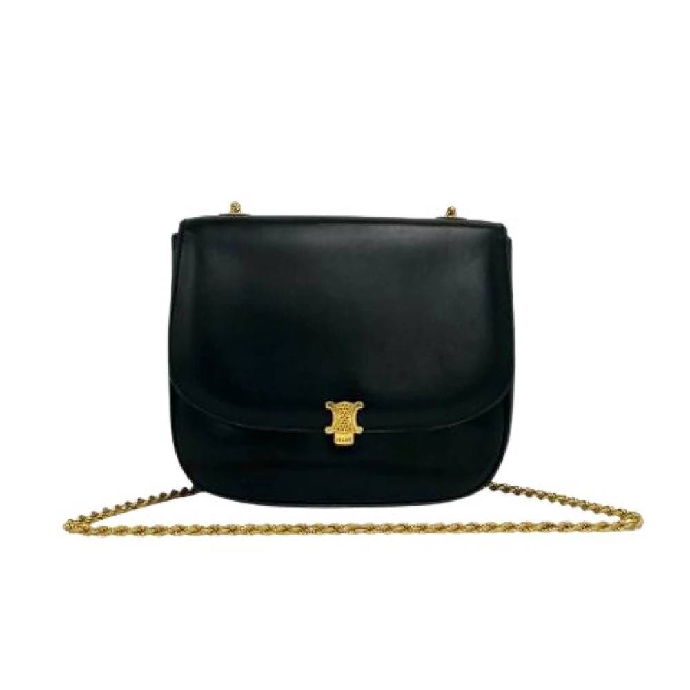 Celine Vintage Pre-owned Laeder celine-tasker - Vintage - Dame - Sort - ONE SIZE -