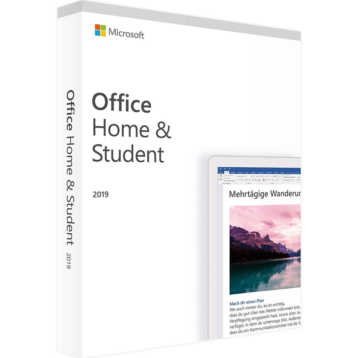 Microsoft Office 2019 Home & Student | Bind | Windows | 1 PC