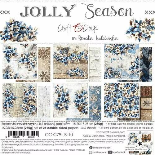 Craft O'Clock Paper Pack "Jolly Season" - 6 x 6