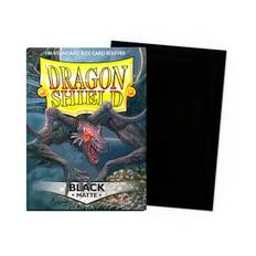 Dragon Shield Matte - Black (Standard Size) (100 lommer)