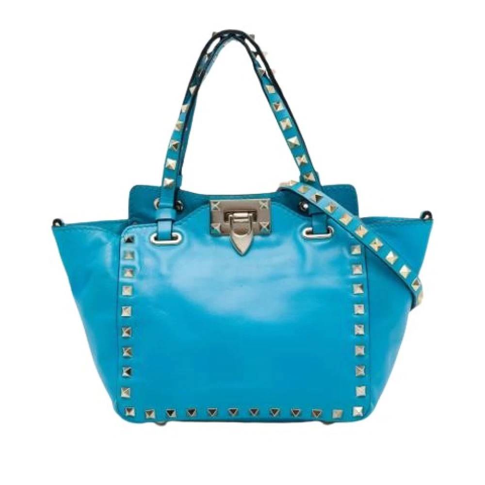 Valentino Vintage - Pre-owned Studded Satchel Vintage - Dam - ONE Size - Läder