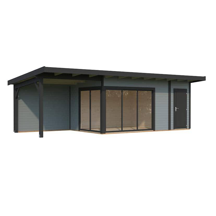Stuga Palmako Andrea 24,2 m² Slide Plus (inv. 15,2+7,9 m²)