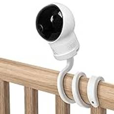 HOLACA Babymonitor med kamerahållare för eufy Security SpaceView babymonitor med 5 tums LCD-skärm, Spaceview Pro och Spaceview S babymonitor, flexibel roterande hållare