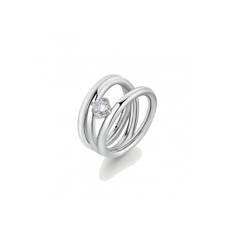 Anello A Fascia Ribbon Acciaio Anallergico...