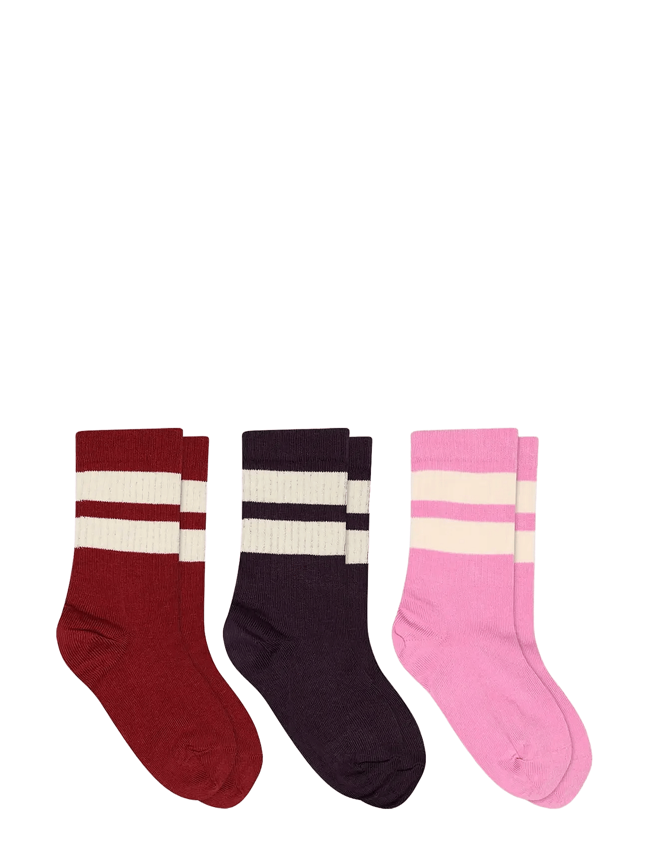 MP DENMARK Anker Socks - 3-Pack | Purple | 25/28