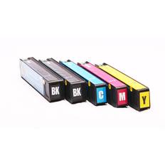 kompatibel sæt 5x printer patron til hp 913a til hp pagewide pro 352 352dw 377 377dw 452 452dn 452d