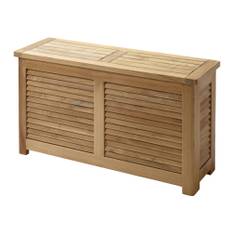Förvaringsbänk Teak / svart not