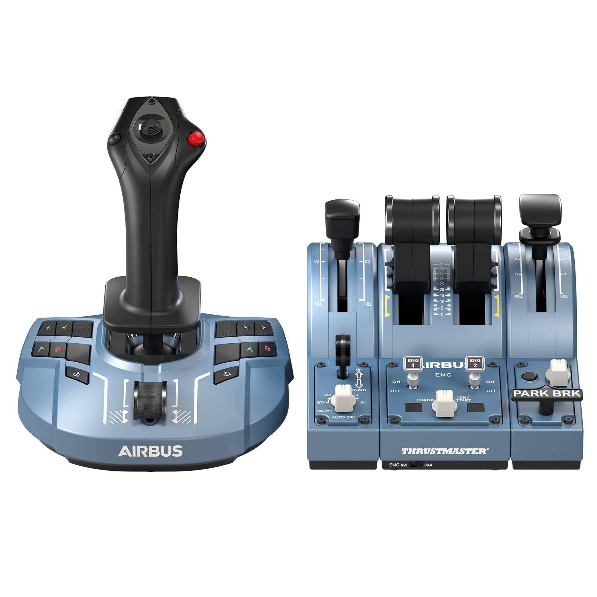 Thrustmaster TCA Captain Pack X Airbus Edition, Ergonomic Replica of Airbus Sidestick and Throttle Quadrant, Officially Licensed for Xbox Series