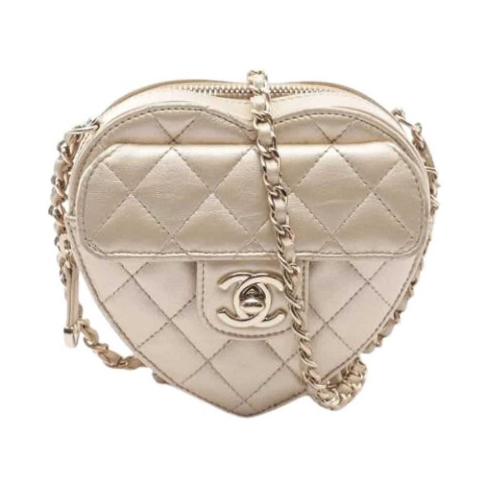 Chanel Vintage Pre-owned Vintage Clutch Bag - Vintage - Dame - Beige - ONE SIZE - Uld