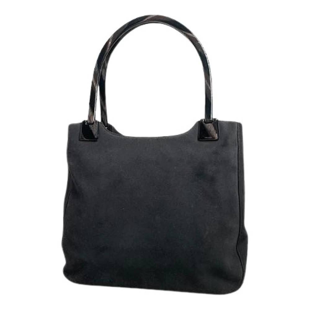 Prada Vintage Pre-owned Ruskind Tote Taske - Vintage - Dame - Sort - ONE SIZE -