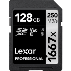 Lexar Professional SDXC Class 10 UHS-II U3 V60 1667x 128GB