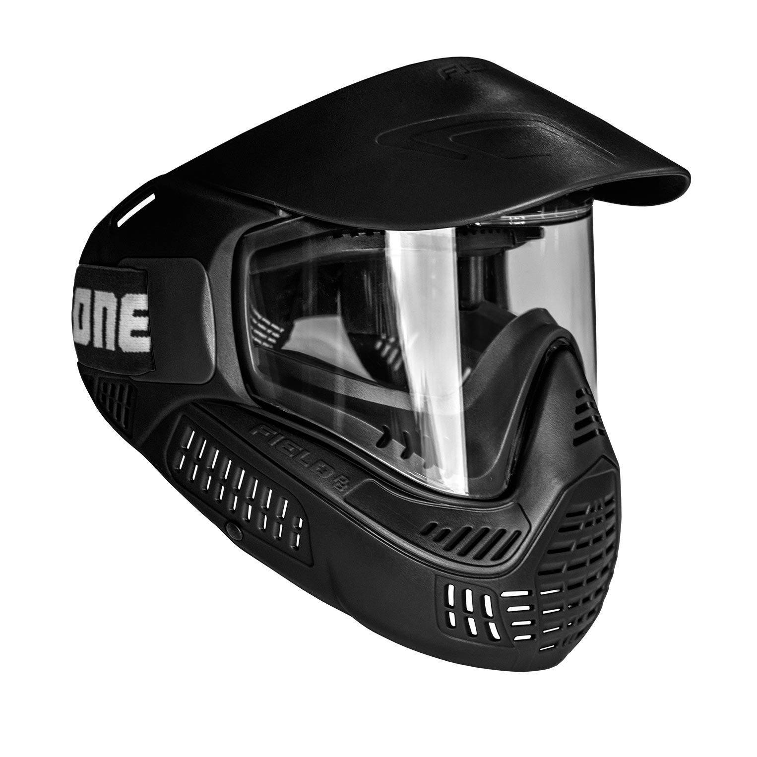 Field ONE Goggle Single Lens Black - Rubber Foam