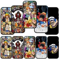 för Samsung Galaxy S24 S23 iPhone 16 15 14 Xiaomi Redmi Note 13 12 11 10Plus 9 Pro Max X XR Telefonfodral One Piece Roronoa Zoro Luffy OPPO Huawei skal for Redmi 9C NFC aero