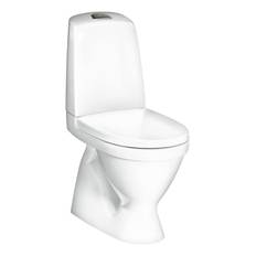 Toalettstol Gustavsberg Nautic 1500 Hygienic Flush för Limning Mjukstängande Hårdsits Vit - Installation/montering finns att köpa till