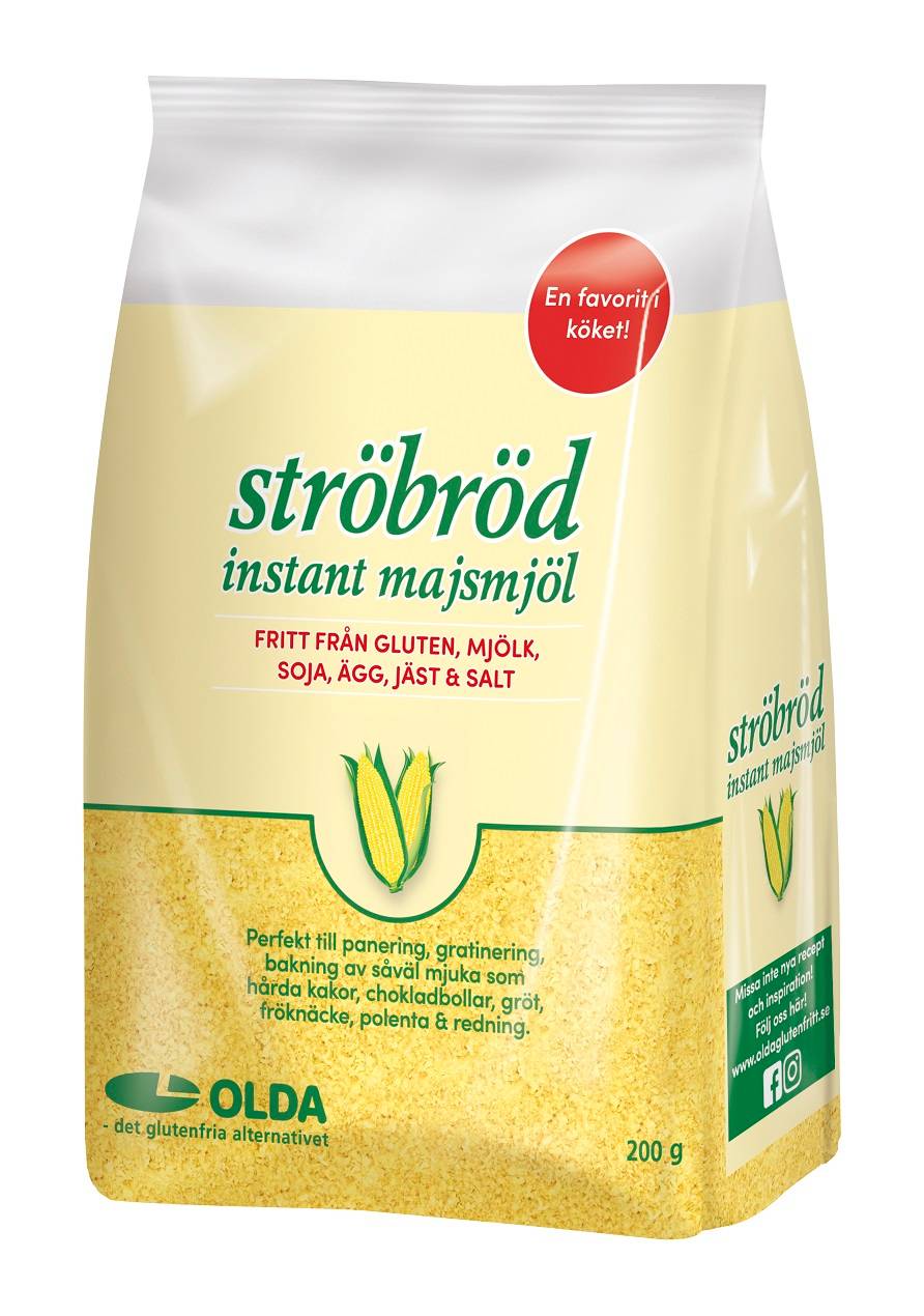 Ströbröd Olda Instant Majsmjöl Glutenfritt 200g