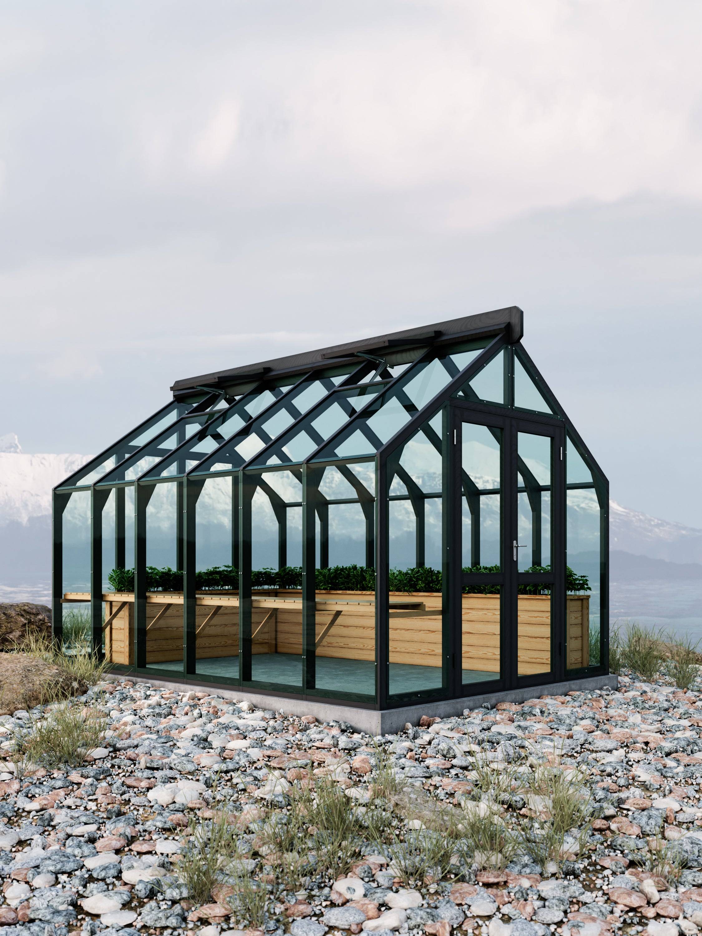 Lähe Träväxthus, No2 - 12,6m2