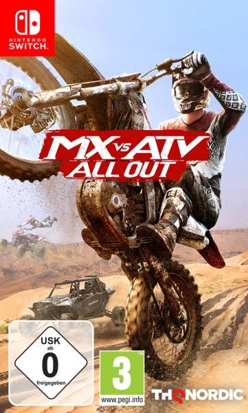 THQ MX vs. ATV All Out Standard Tysk Nintendo Switch