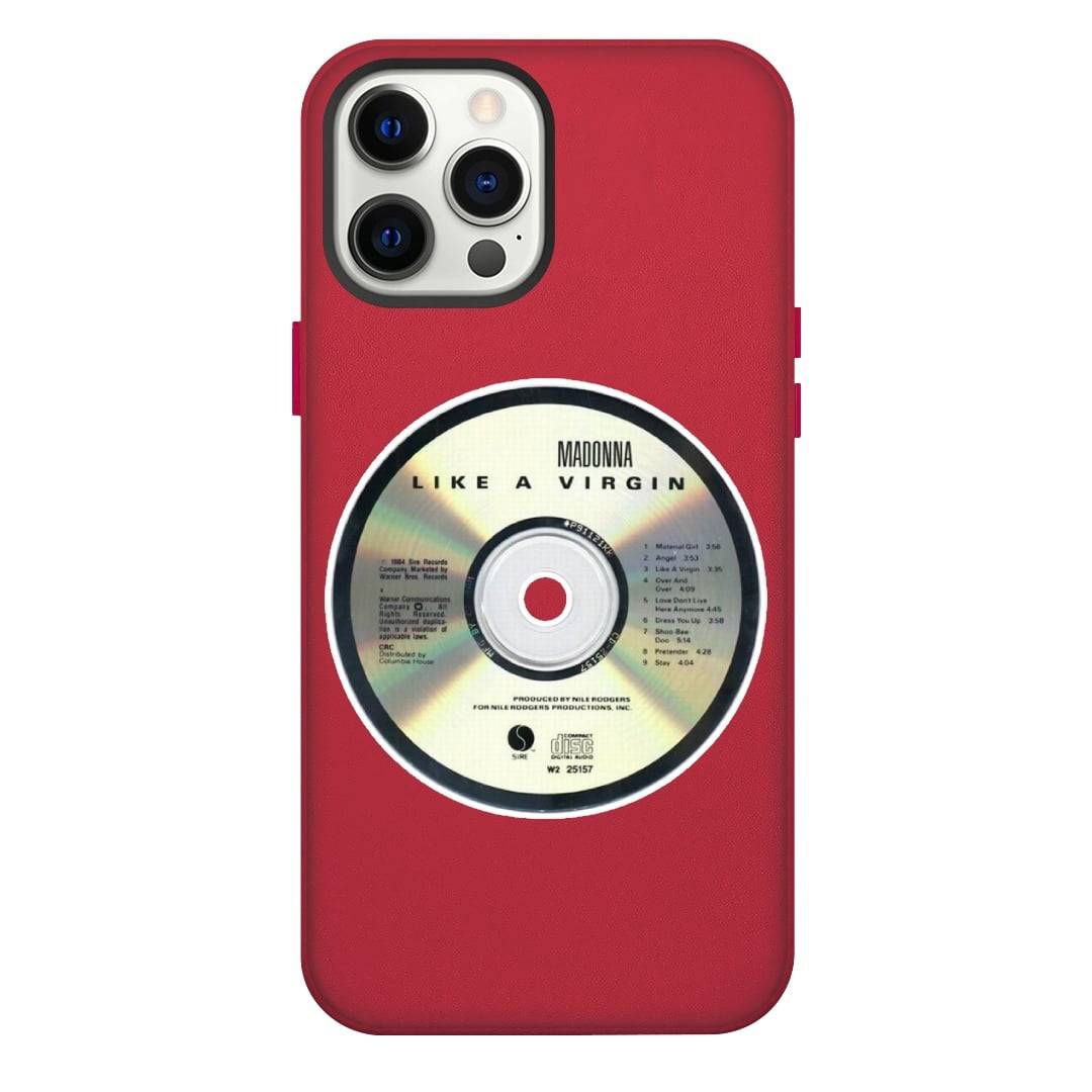 Madonna Phone Case For iPhone Samsung Galaxy Pixel OnePlus Vivo Xiaomi Asus Sony Motorola Nokia - Madonna Like A Virgin CD.