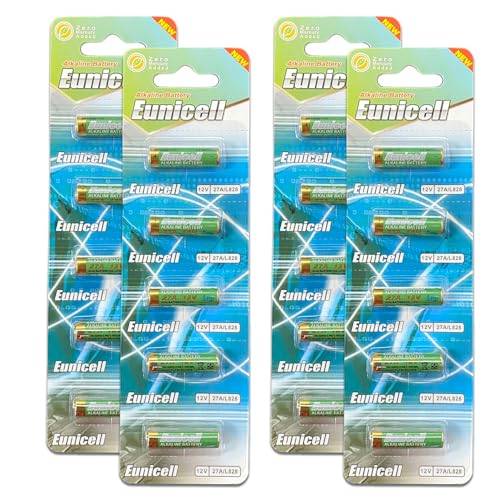 20 x Eunicell 27A 12v alkaliska batterier