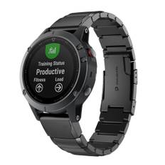 Garmin Fenix 5 Steel urrem, 22mm - Sort