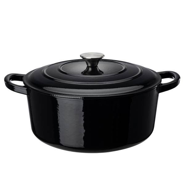 Basic Gjutjärnsgryta Svart, 6,5 L - Sabor