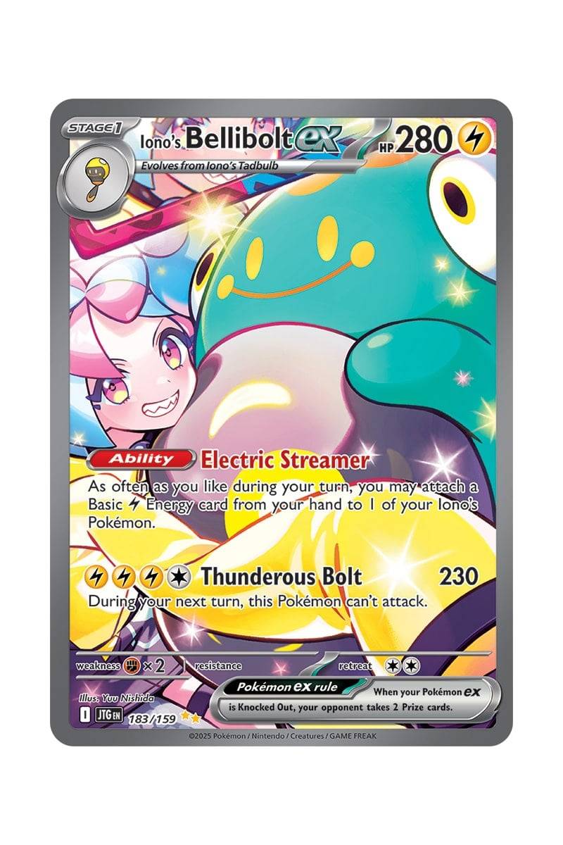 Pokémon Iono's Bellibolt ex 183/159 - Pokemon kort - EX kort - Pocket Monster.