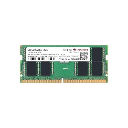 Transcend JetRam 32GB DDR5 RAM 5600 MHz U-DIMM CL46, Stationärminnesmodul