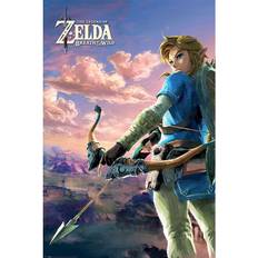 Zelda Breath Of The Wild Hyrule Scene Landscape Maxi Poster