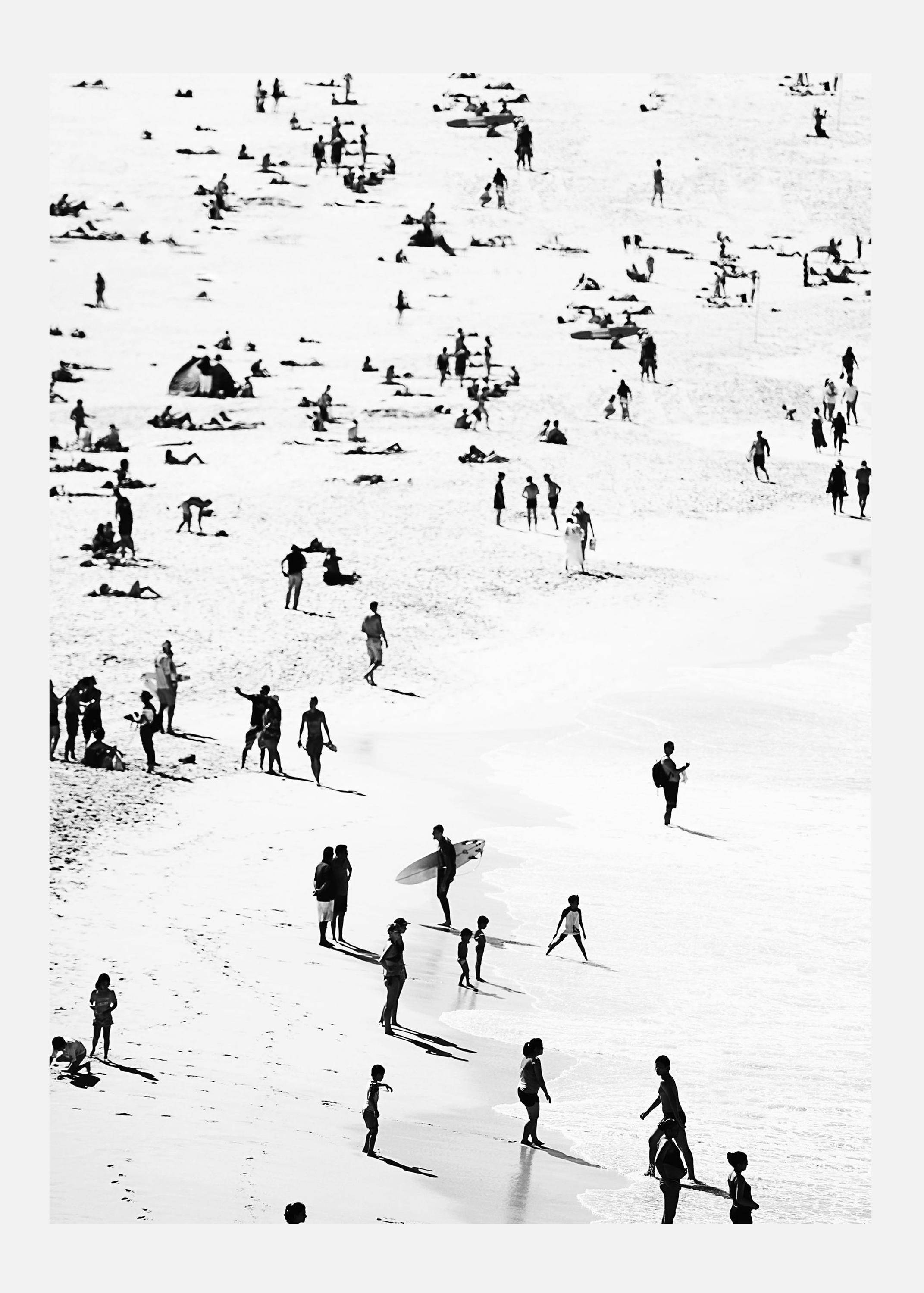 Beach Silhouettes Canvastavla (50x70 cm)