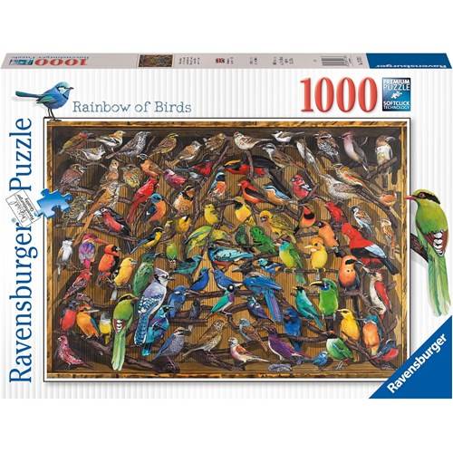 1000 bitar - Rainbow of birds