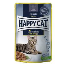 Happy Cat vådkost Culinary Land-Geflügel (fjerkræ) 85 g.