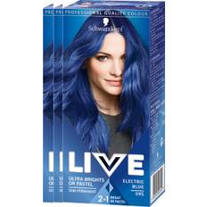 Schwarzkopf Schwarzkopf LIVE Ultra Brights or Pastel 95 Electric Blue 3-pack