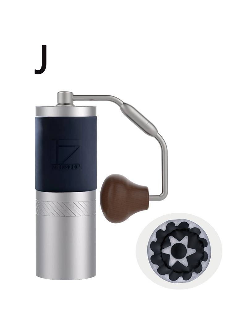 1Zpresso J Manual Coffee Grinder  Portable Mill   48mm Stainless Steel Burr