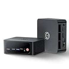 TRIGKEY AMD Ryzen 7 7735HS mini PC S6 Pro (upp till 4,75 GHz, 8C/16T) Micro PC, 32 GB DDR5 RAM + 500 GB SSD PCIe 4.0 ROM mini speldator, HDMI, DP│typ C, dekoration, WiFi 6, BT5.2, USB 4.0, 2.5G LAN