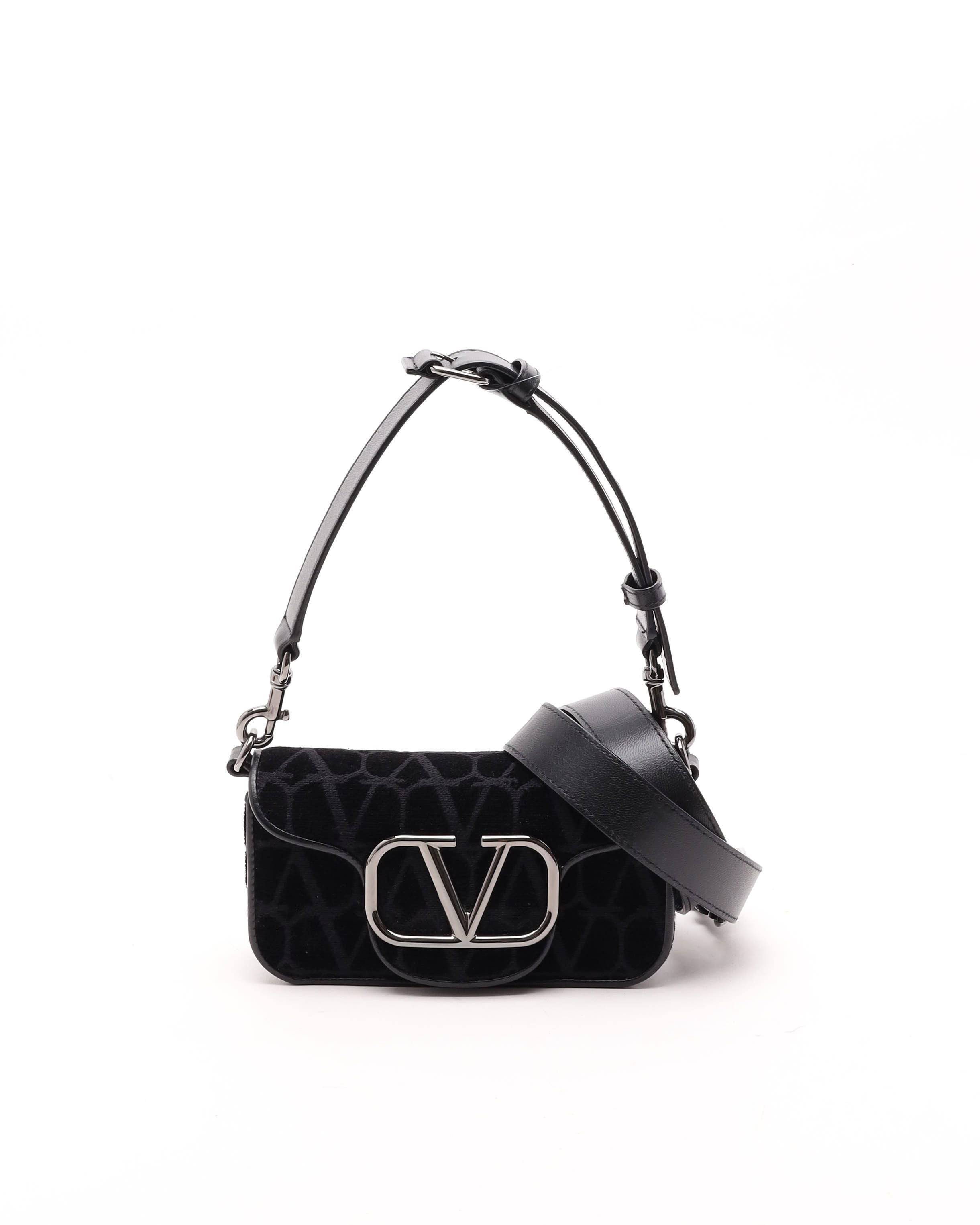 Valentino Small Locò Bag - Black - One Size