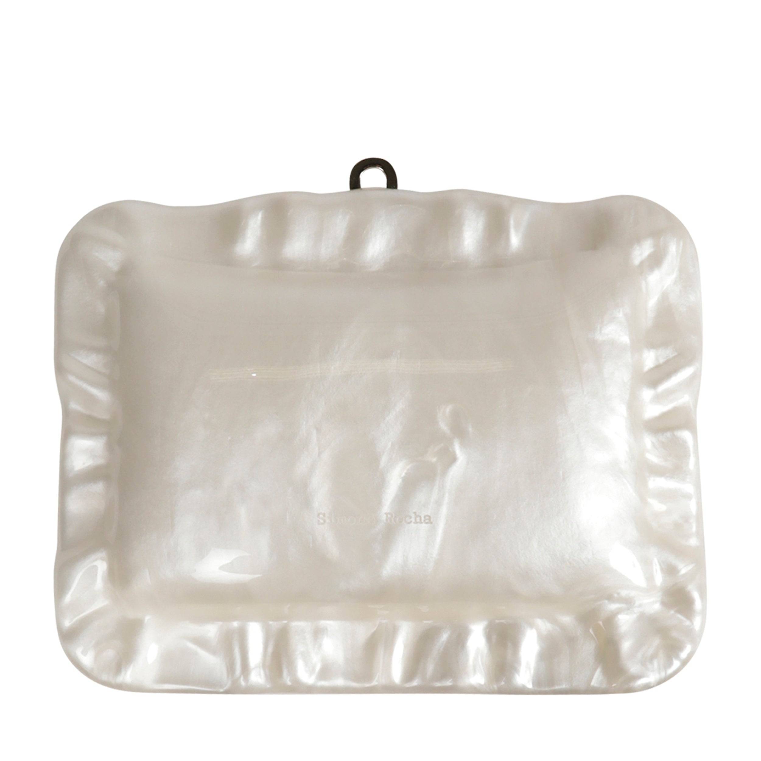 Pearl Crossbody Pillowcase Bag - white - UNI