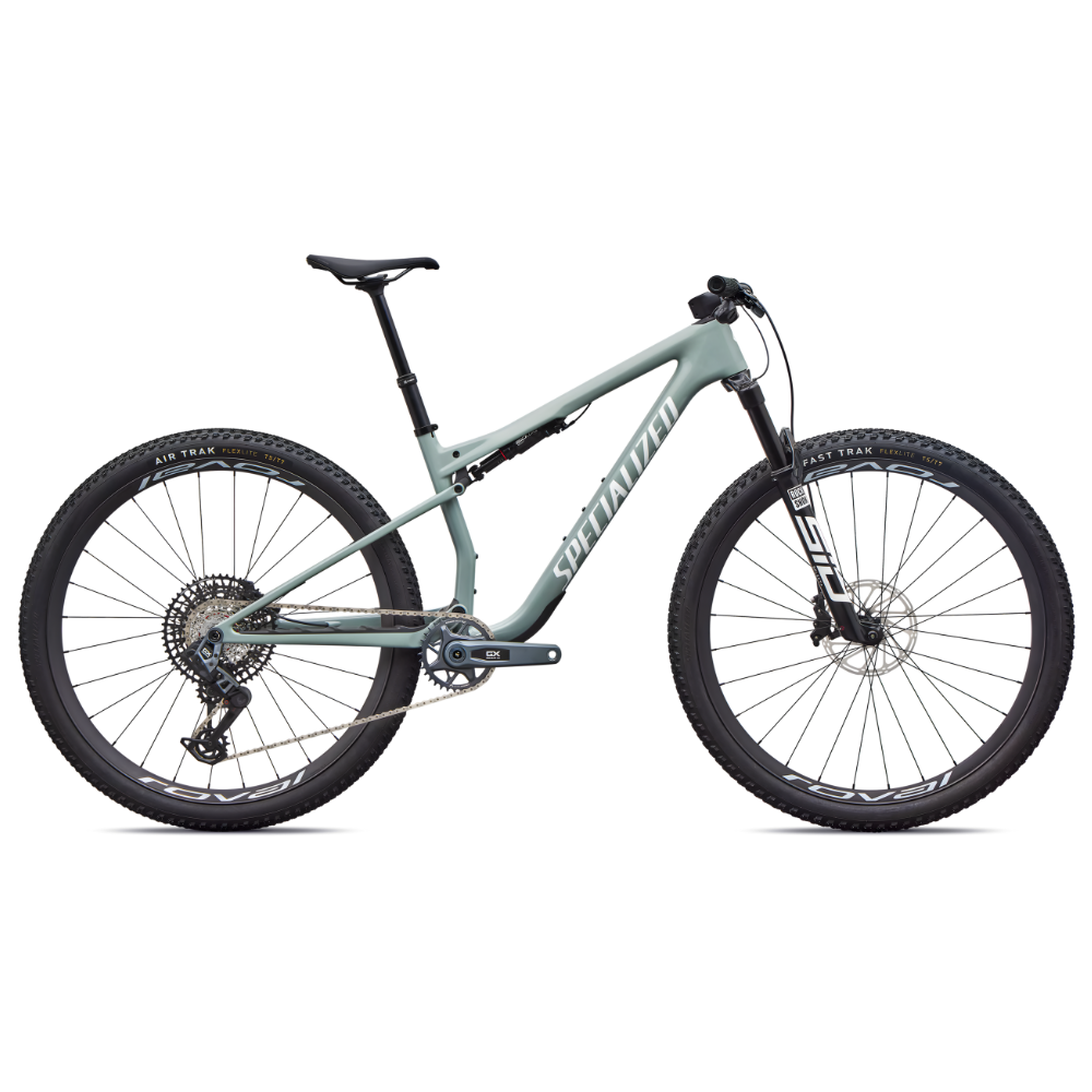 Specialized Epic 9 Expert - Gloss Agave Grey / Metallic White Silver - L - Cykel.