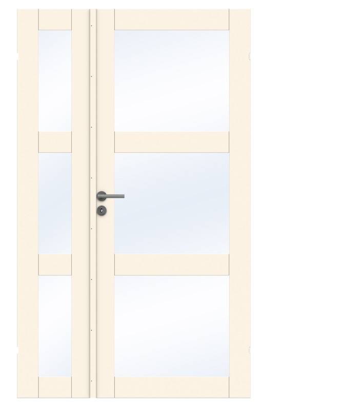 Massiv Swedoor, Purity GW03L, Halvanden, Hvid NCS S0502-Y, clever-line M11,1X21