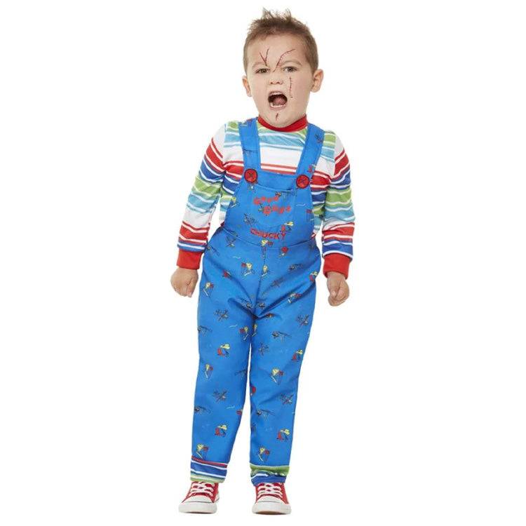 Barndräkt, Chucky blå 3-4 år
